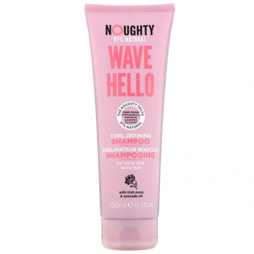 Noughty Wave Hello Curl Defining Shampoo 250ml For Curly And Wavy Hair
