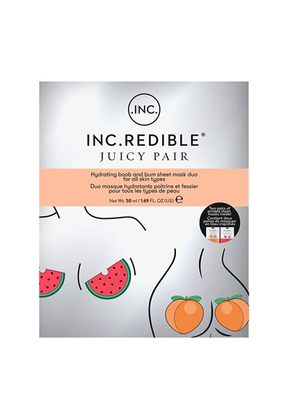 INC.redible Cosmetics Juicy Pair Nourishing Boob And Bum Mask Duo