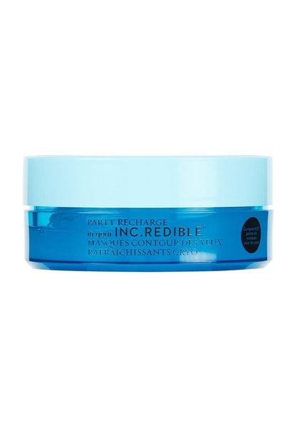 INC.redible Cosmetics Party Recharge Cryotherapy Under-Eye Masks – 20 Pairs