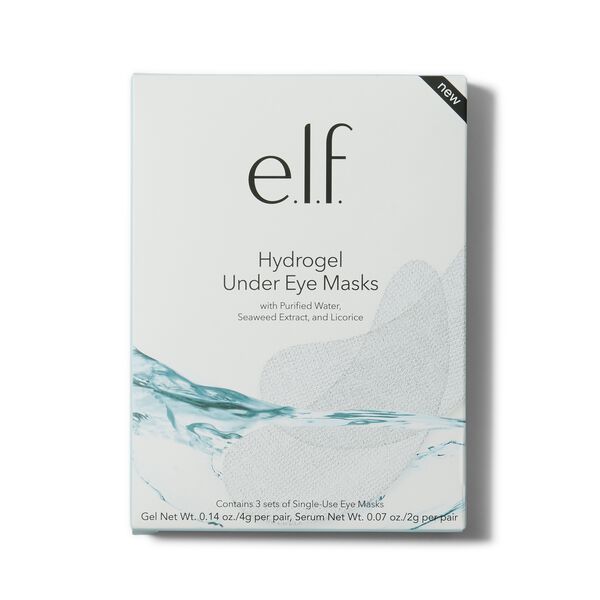 e.l.f. Cosmetics Hydrogel Under Eye Masks- Set Of 3 - Vegan and Cruelty-Free Makeup
