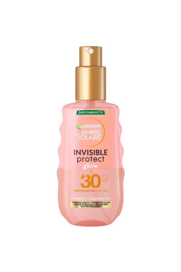 Ambre Solaire Invisible Protect Glow Transparent SPF30 Sun Cream Spray - Watermelon