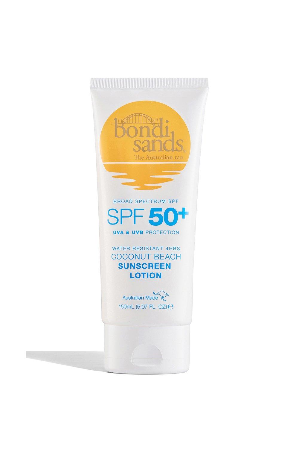 Spf 50+ Body Suncreen Tube Coconut Scent 150m