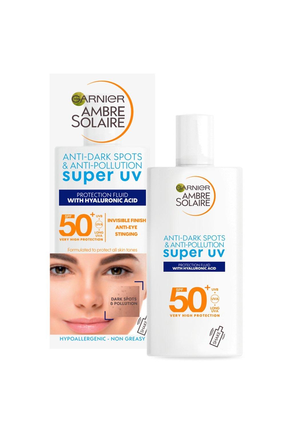 Ambre Solaire Ultra-Light Sensitive Sun Protection Face Fluid SPF50+