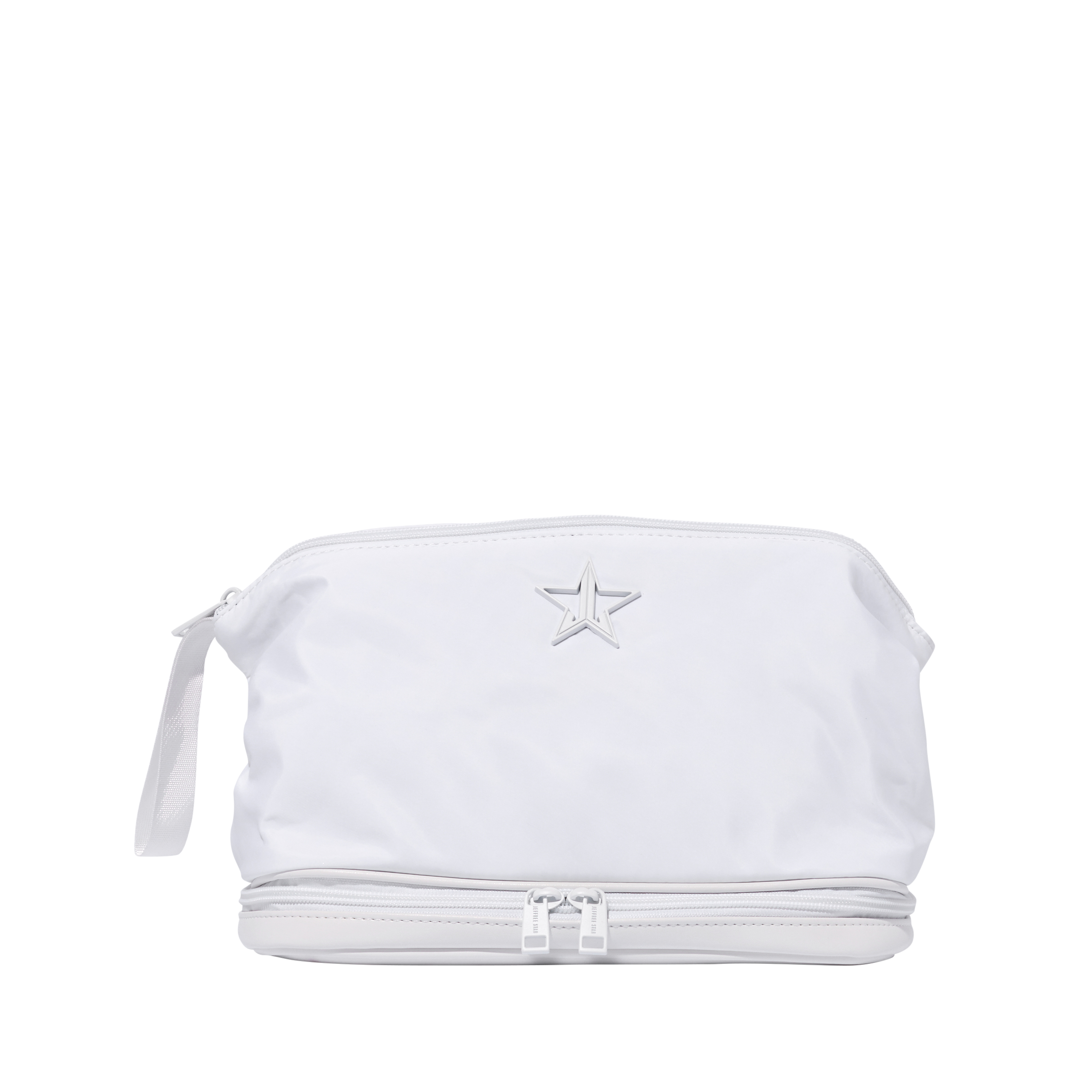 Milky White And Black Skin Care Travel Bag