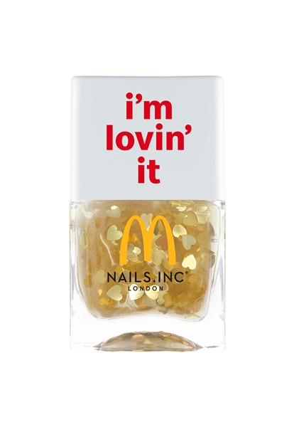 Nails.INC Nails.INC X McDonald’s I’m Lovin’ It Gold Heart Nail Topper