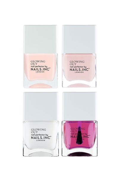 Nails.INC Glowing Out 4-Piece Nail Polish Set