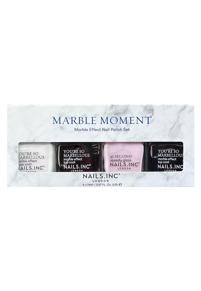 Nails.INC Marble Moment 4-Piece Nail Polish Set