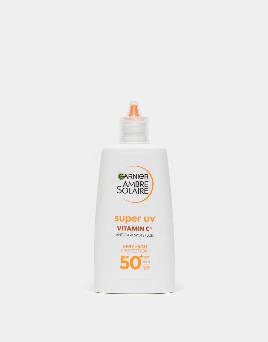 Garnier Ambre Solaire Super UV Vitamin C Facial Fluid SPF50+, 40ml-No Colour