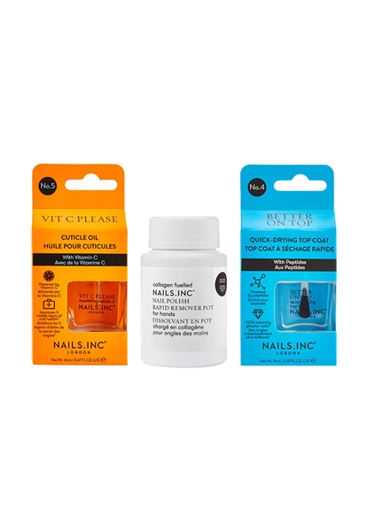 Nails.INC In Need Of Nourishment 3-Piece Nail Set
