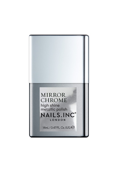 Nails.INC Silver Served Mirror Chrome Nail Polish