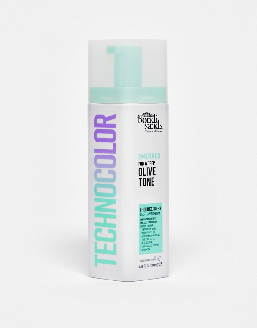 Bondi Sands Technocolor Emerald 1 Hour Express Self Tanning Foam 200ml-No Colour