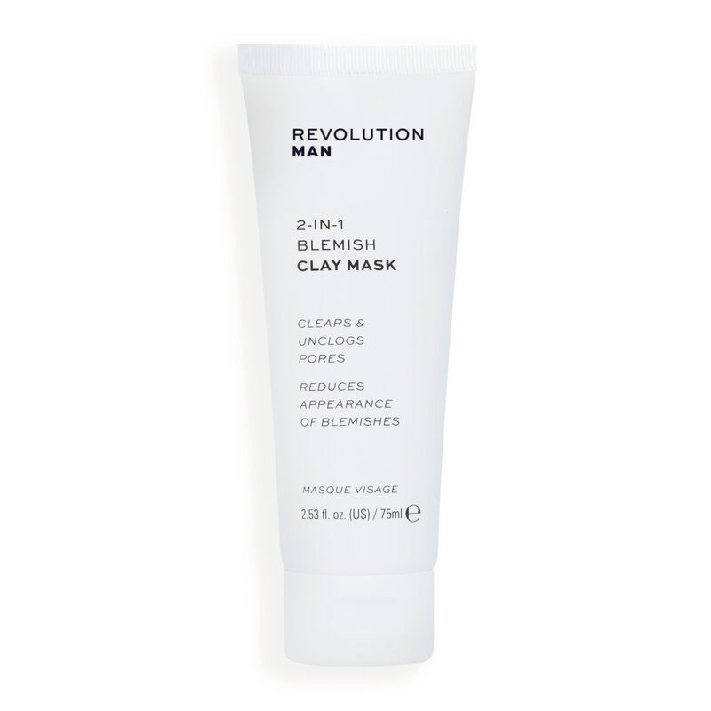 Revolution Man 2 In 1 Blemish Clay Mask