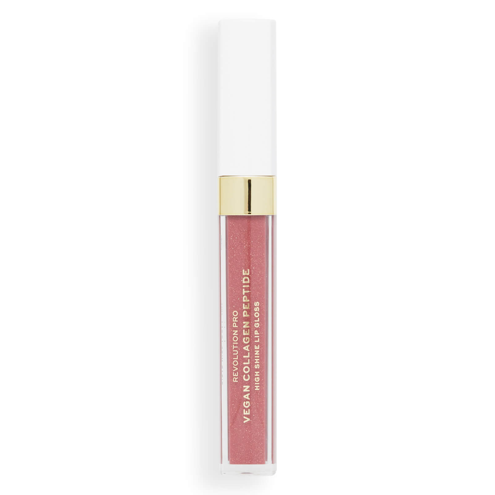 Revolution Pro Vegan Collagen Peptide High Shine Lip Gloss 4ml (Various Shades) – Stripped