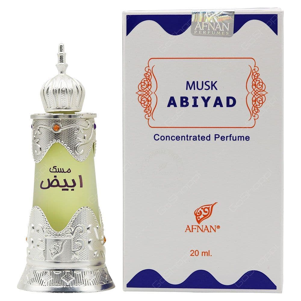 Afnan – Musk Abiyad Concentrated Perfume Oil Unisex (20ml )