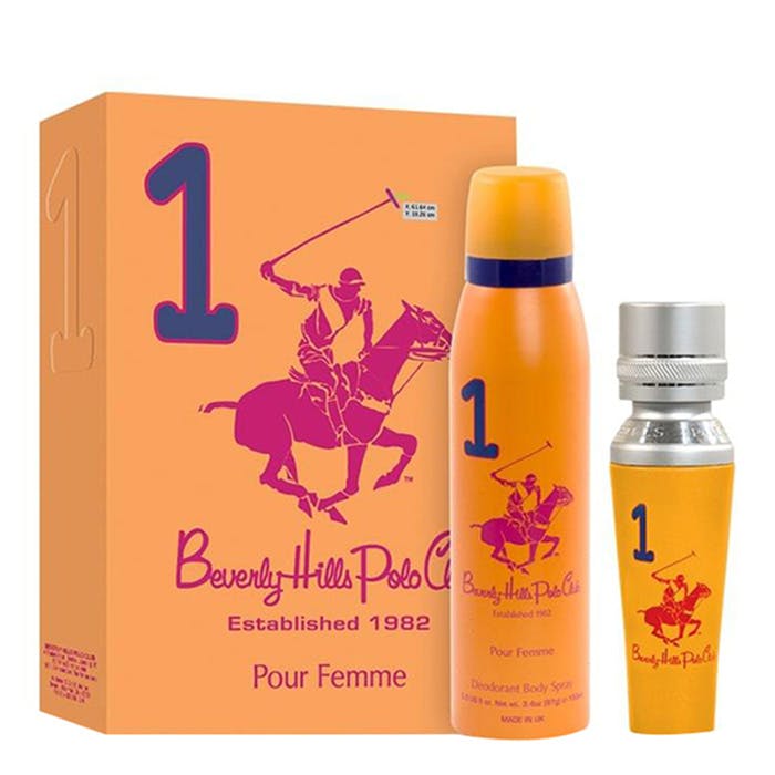 Beverly Hills Polo Club Beverly Hills Polo Club 1 Eau De Parfum 100ml Gift Set