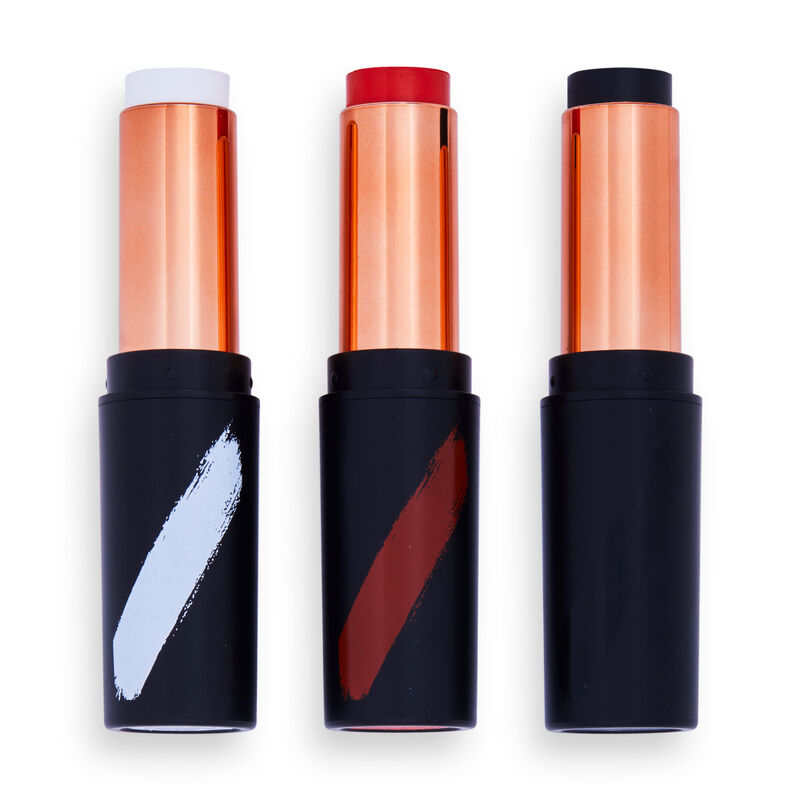 Creator Revolution Fast Base Paint Stick Set White, Red & Black