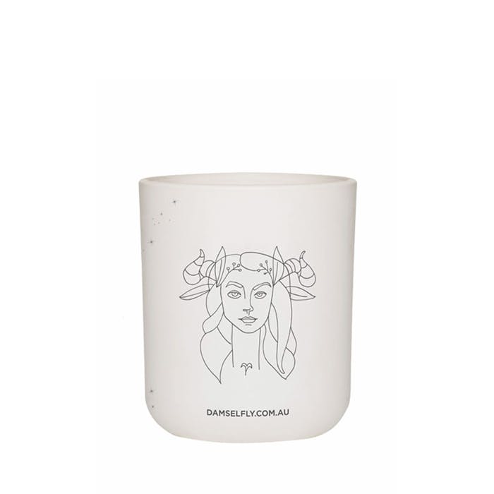 Damselfly Zodiac Damselfly Aries Zodiac Candle 300g