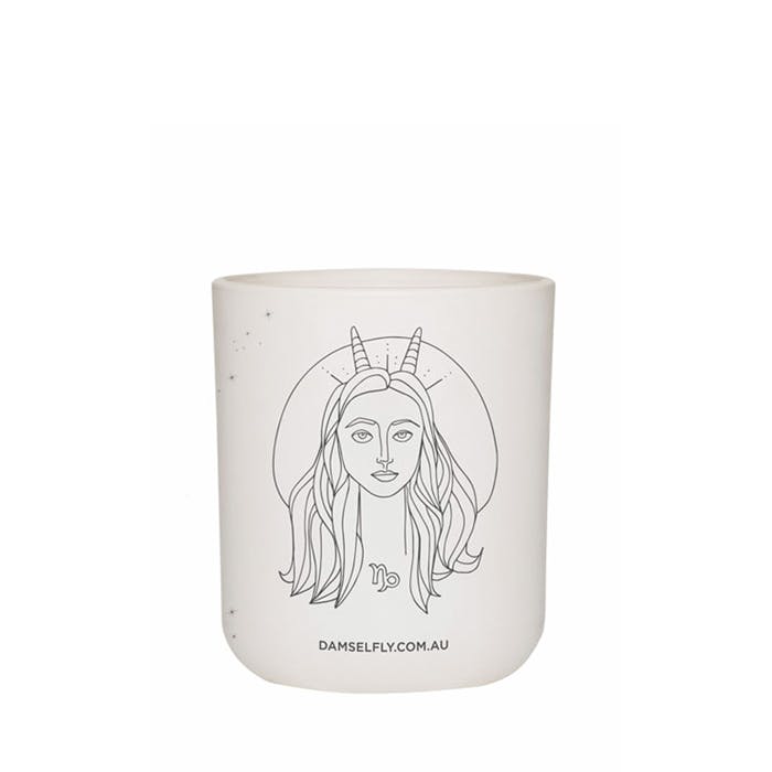 Damselfly Zodiac Damselfly Capricorn Zodiac Candle 300g
