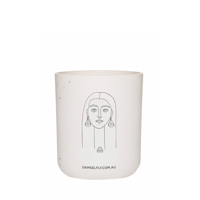 Damselfly Zodiac Damselfly Libra Zodiac Candle 300g