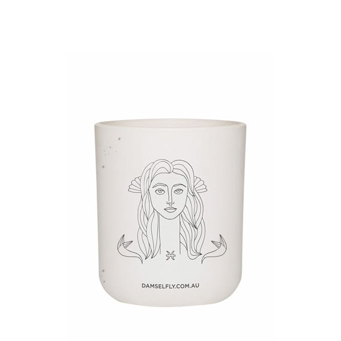 Damselfly Zodiac Damselfly Pisces Zodiac Candle 300g