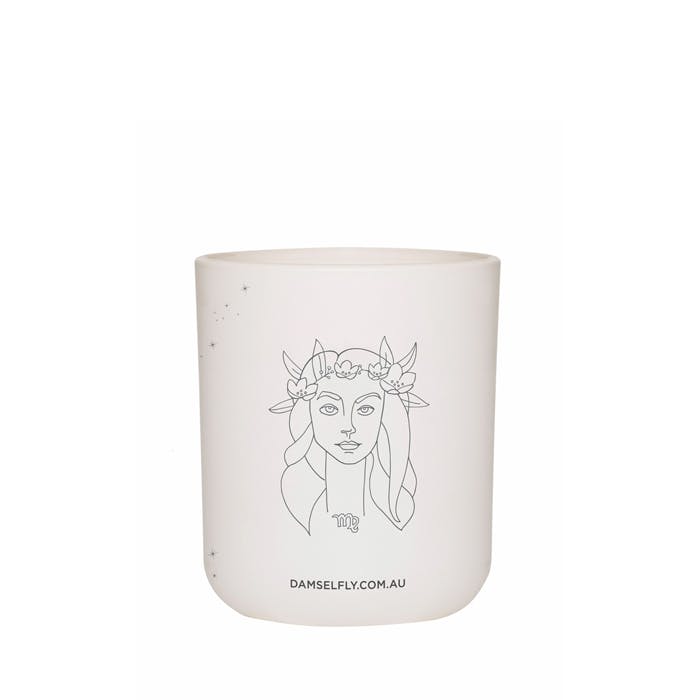 Damselfly Zodiac Damselfly Virgo Zodiac Candle 300g