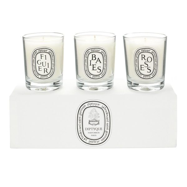 Diptyque - Candle Set Baies Figuier Rose (3x70g)