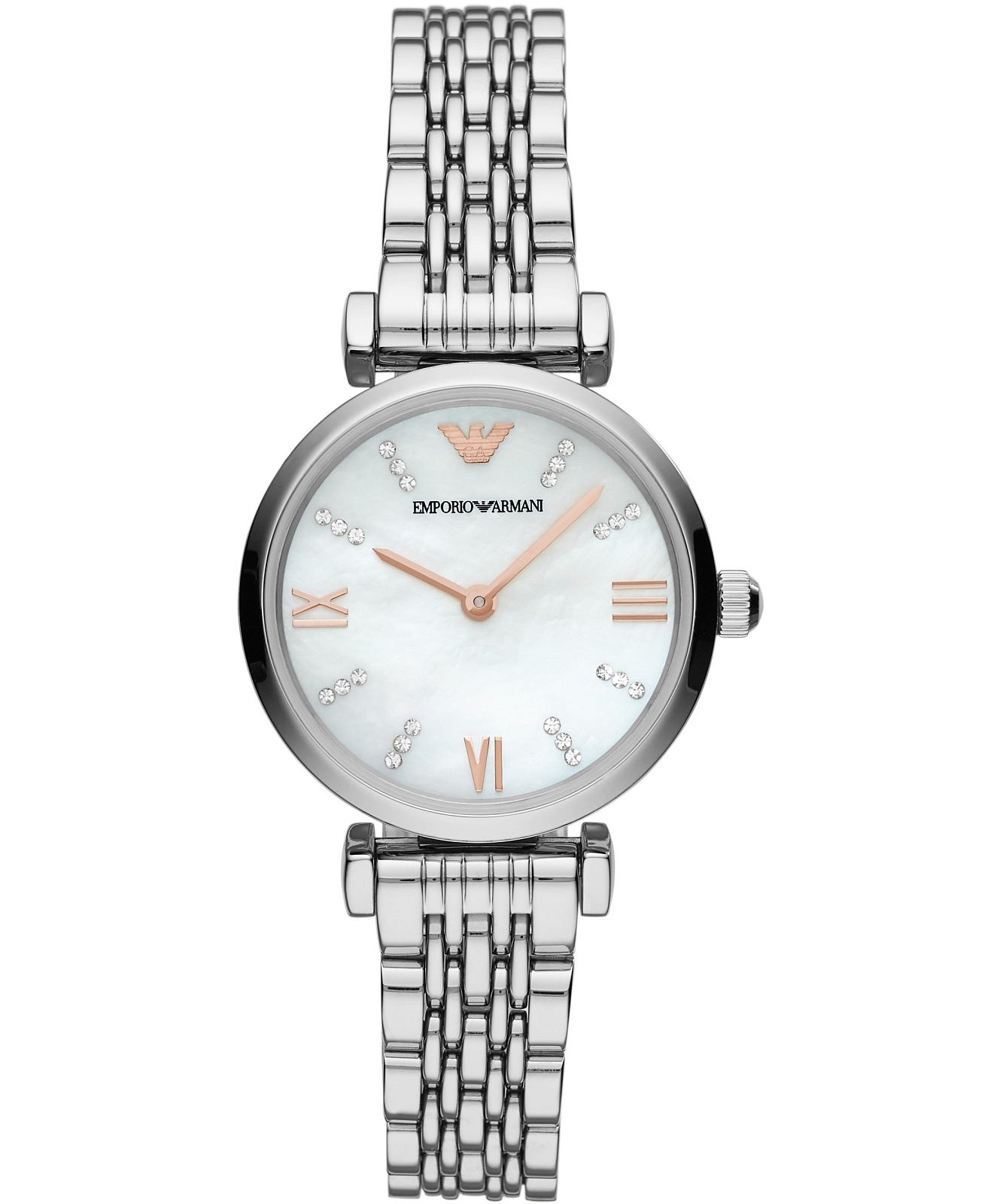 Emporio Armani – Ladies Stainless Steel T-Bar Watch A11204