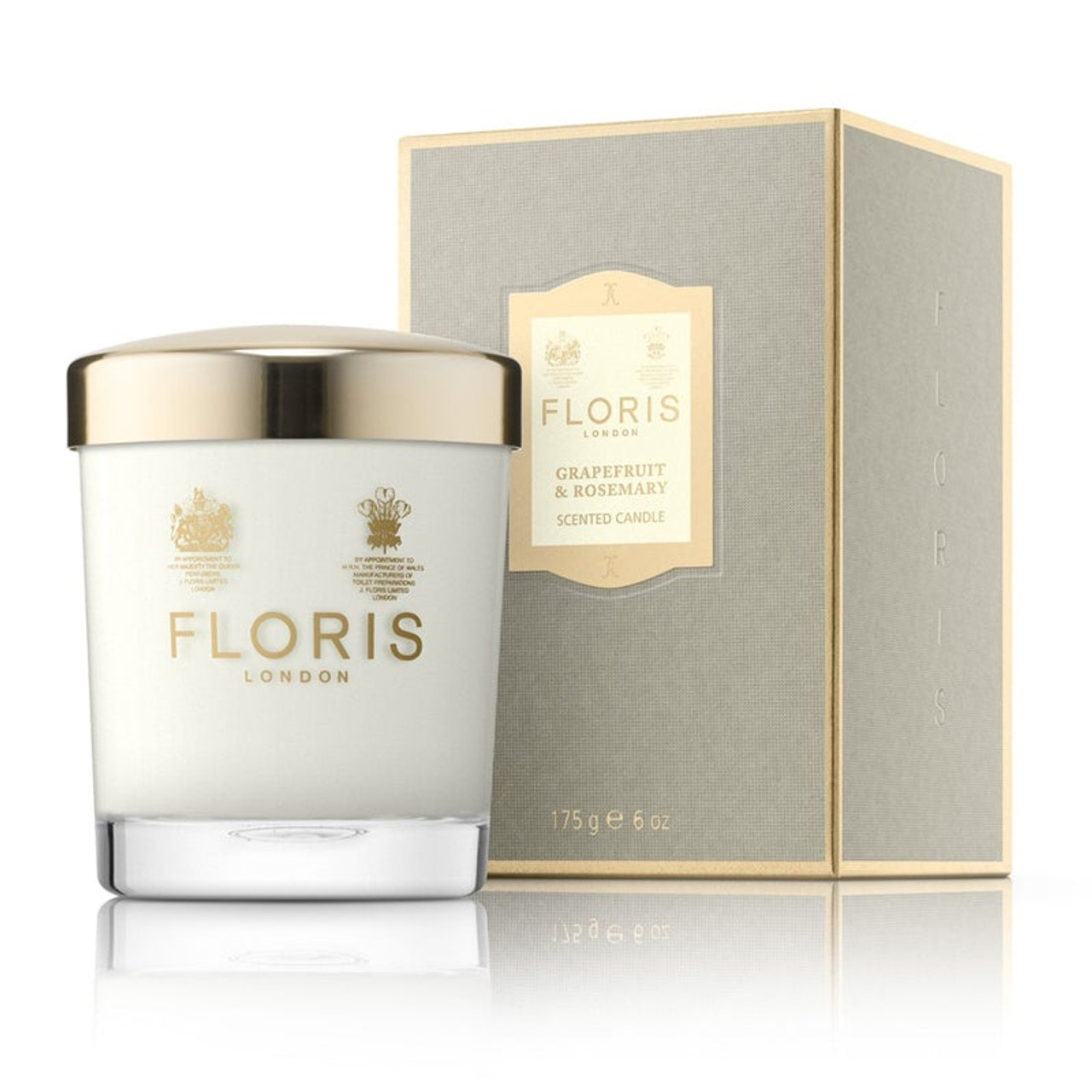 Floris – Grapefruit & Rosemary Scented Candle (175g)