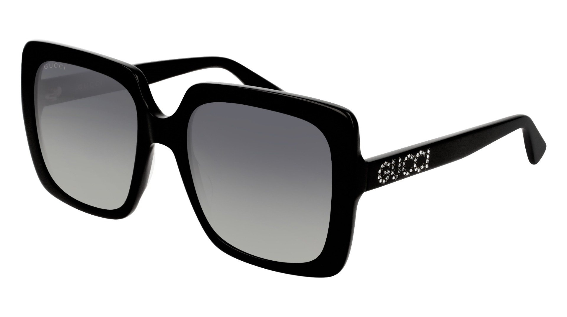 Gucci – GG0418S Womens Black/Grey Gradient Sunglasses