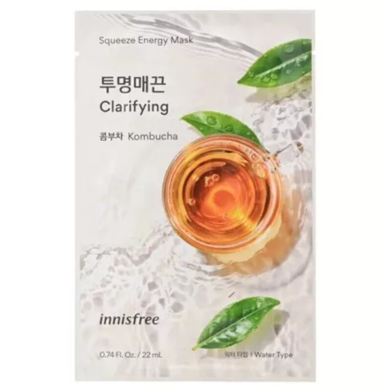 Innisfree – Squeeze Energy Mask Kombucha (22ml)