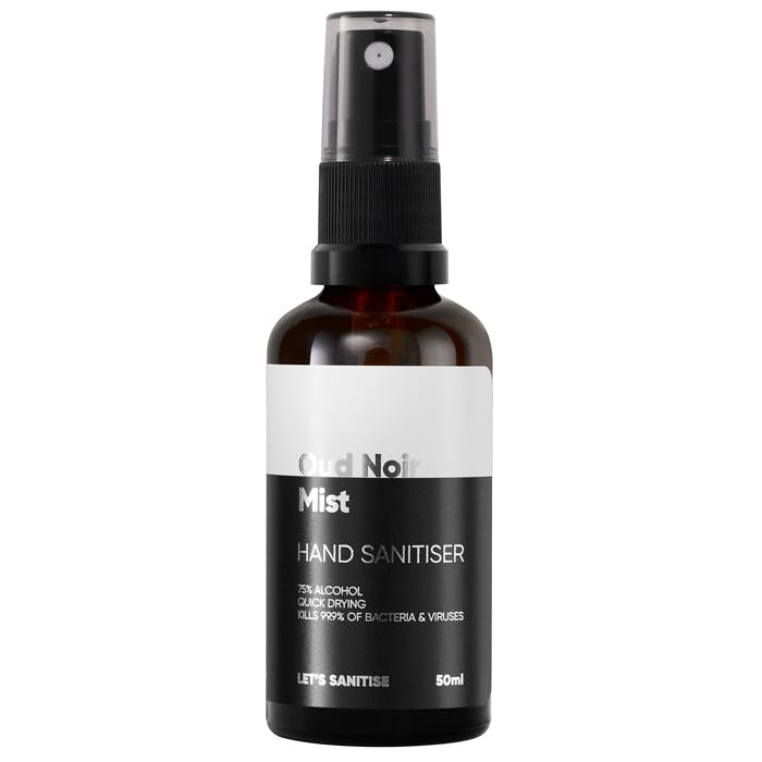 Let’s Sanitise Let’s Sanitise Let?s Sanitise Oud Noir Sanitiser Mist Spray 50ml