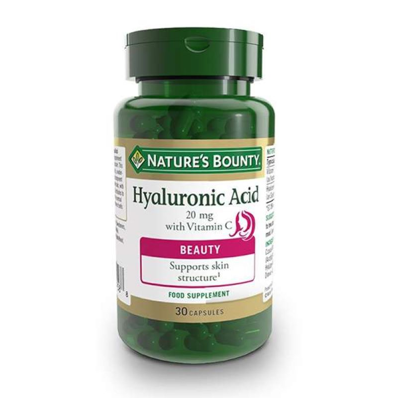 Nature’s Bounty – Hyaluronic Acid 20mg (30 Capsules)