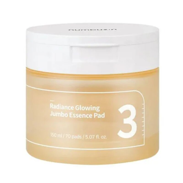 Numbuzin - No.3 Radiance Glowing Jumbo Essence Pad (150ml/ 70pads)