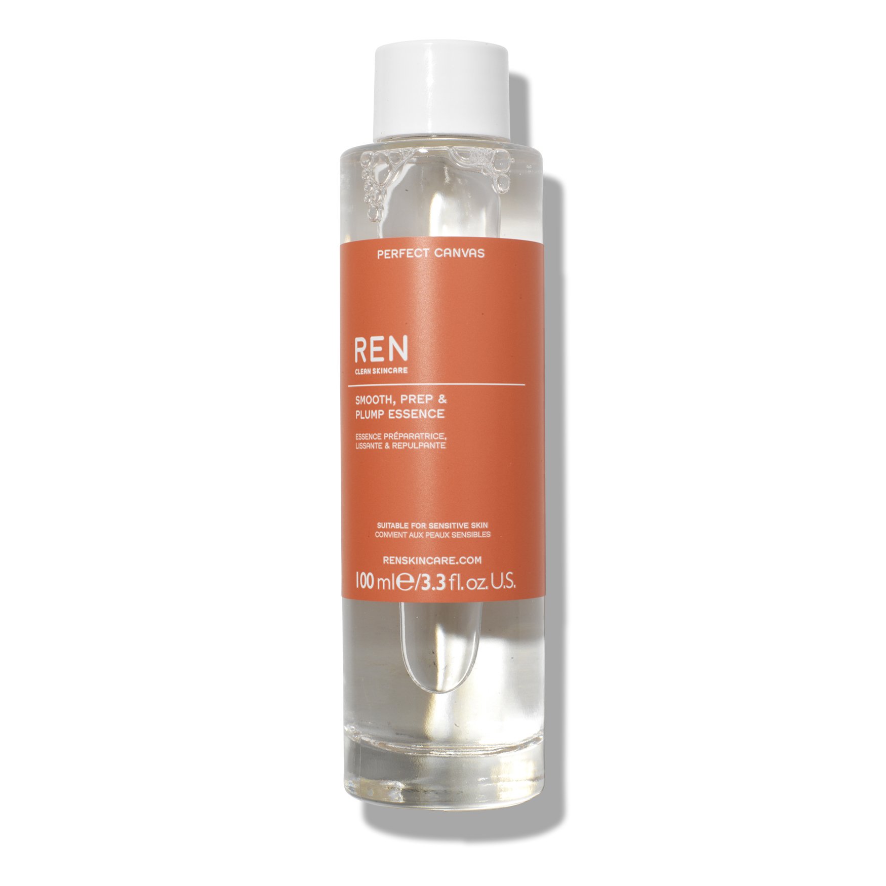 Ren – Perfect Canvas Smooth, Prep & Plump Essence (100ml)