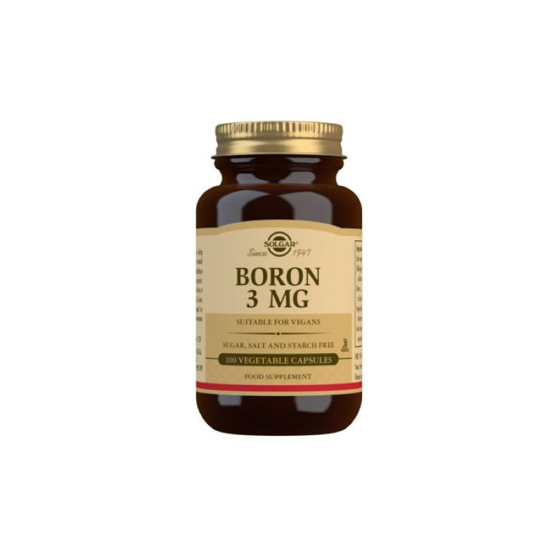 Solgar – Boron 3 Mg Vegetable Capsules (100 Capsules)