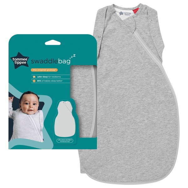 Tommee Tippee – Grobag Sky Grey Swaddle Bag 0-3m (Packaging Is Damaged) (1.0T)