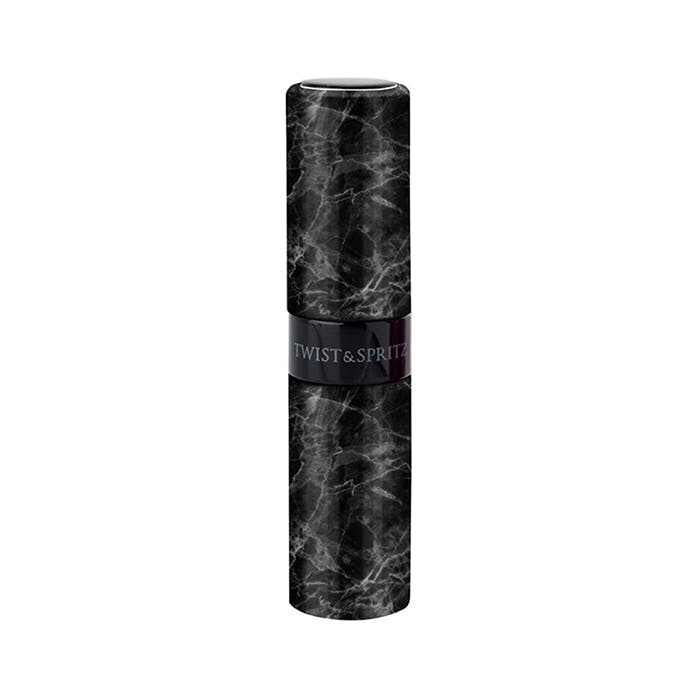 Twist & Spritz Black Marble Atomiser 8ml Refillable