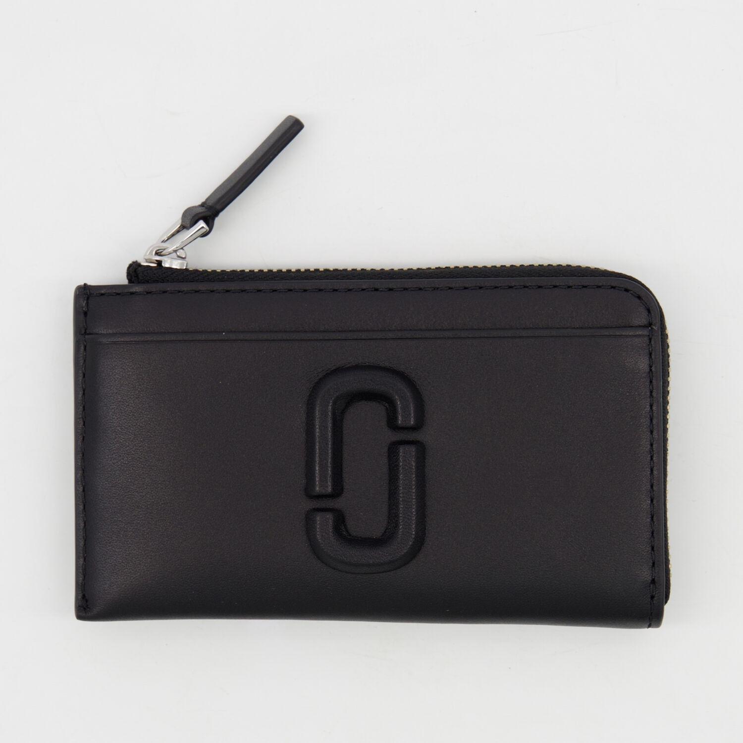Black Embossed Logo Purse