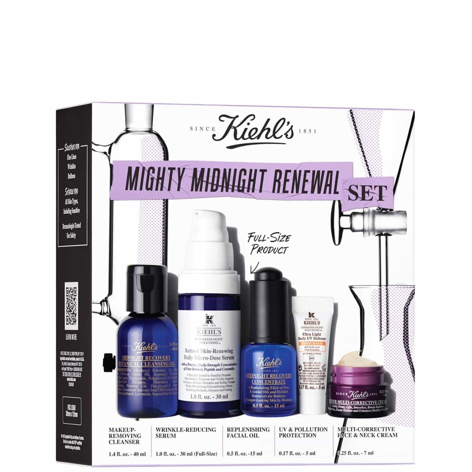 Kiehl’s Nighttime Essentials Set (Worth £99.00)
