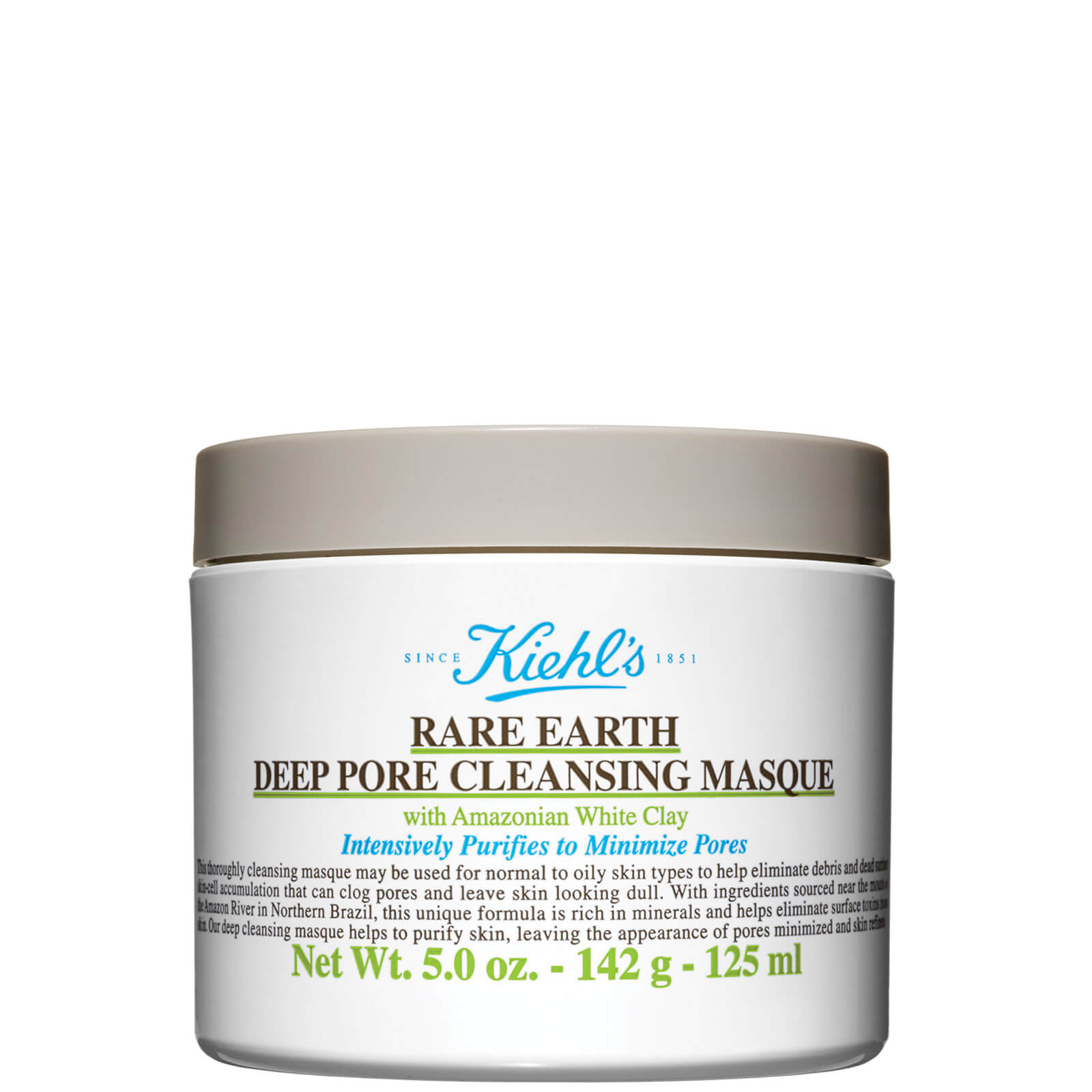 Kiehl’s Rare Earth Deep Pore Cleansing Masque 125ml