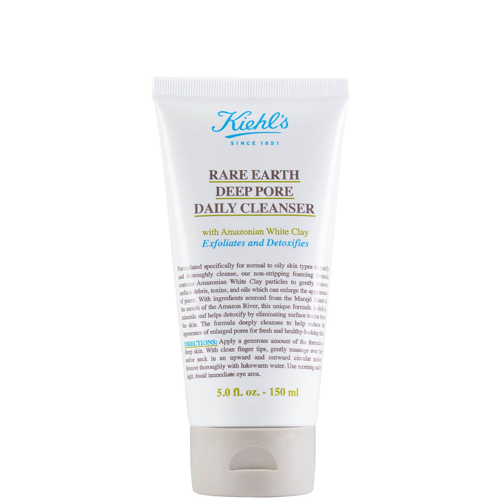 Kiehl’s Rare Earth Deep Pore Daily Cleanser (Various Sizes) – 150ml