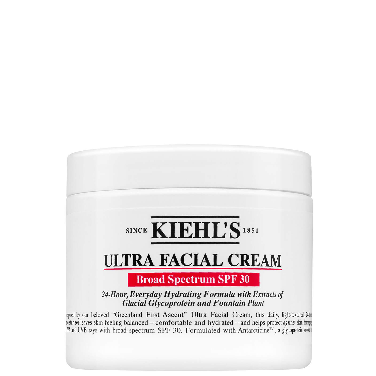 Kiehl’s Ultra Facial Cream SPF30 (Various Sizes) – 125ml