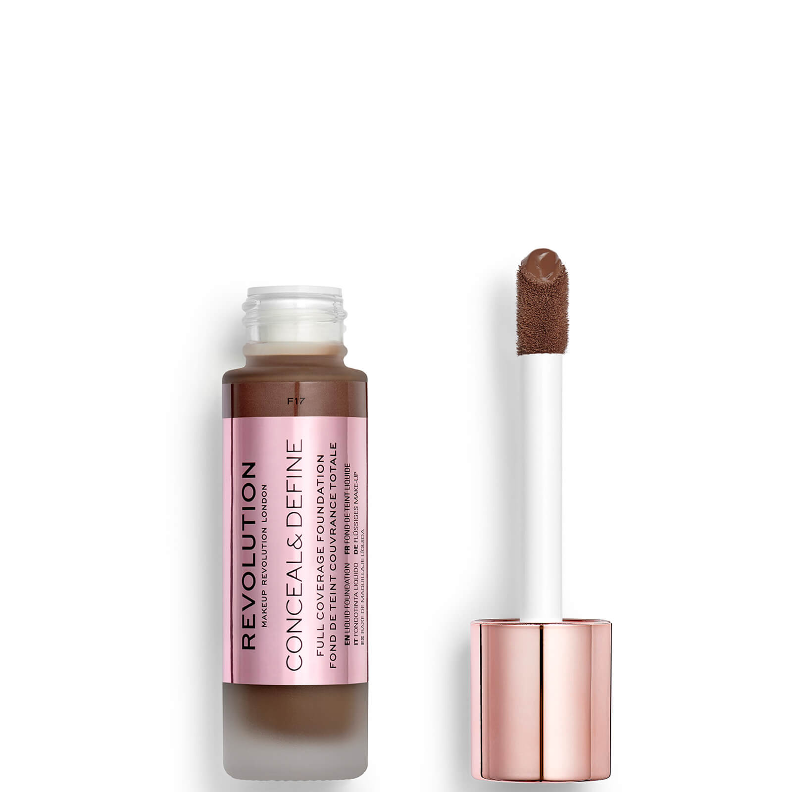 Makeup Revolution Conceal And Define Foundation 30ml (Various Shades) – 17