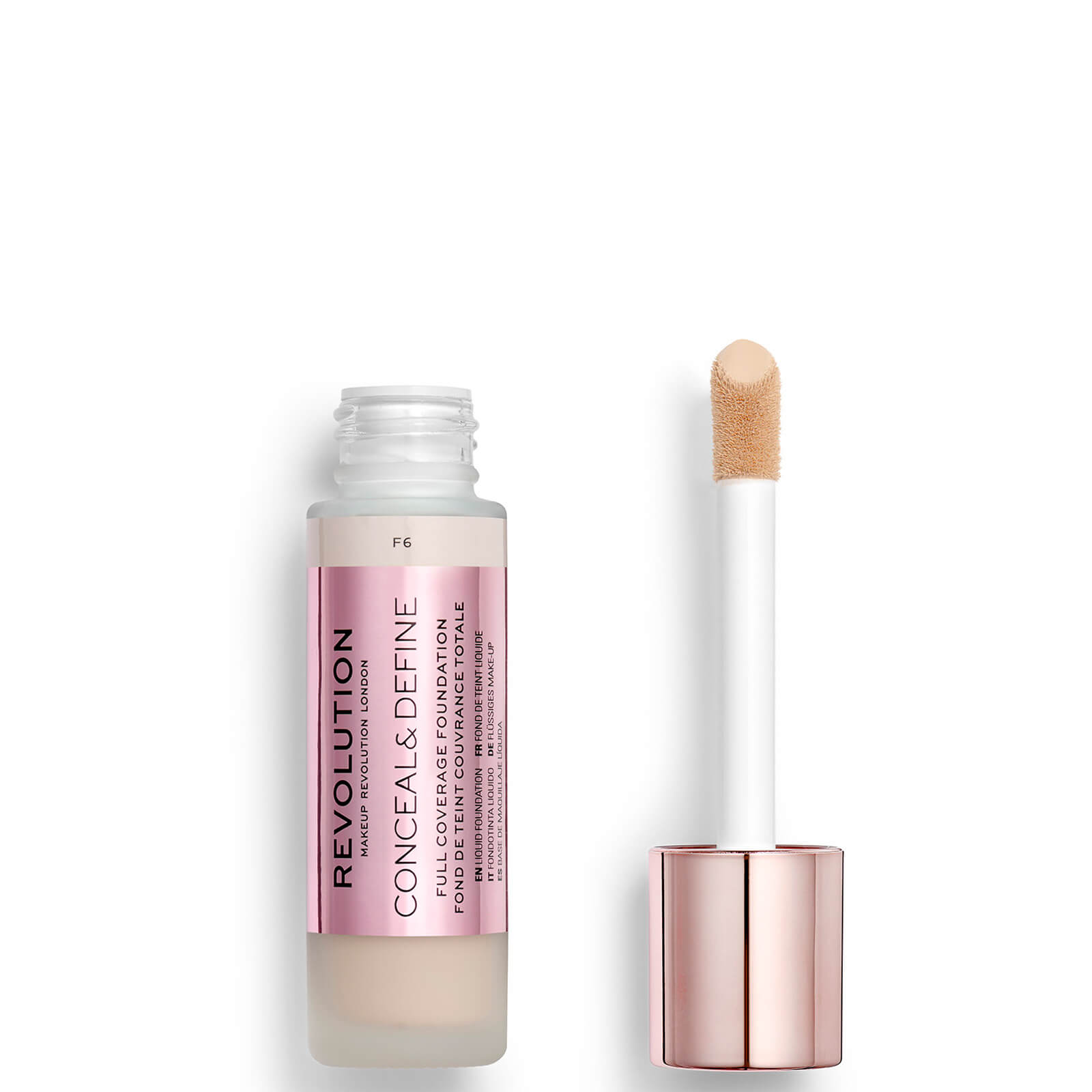 Makeup Revolution Conceal And Define Foundation 30ml (Various Shades) – F6