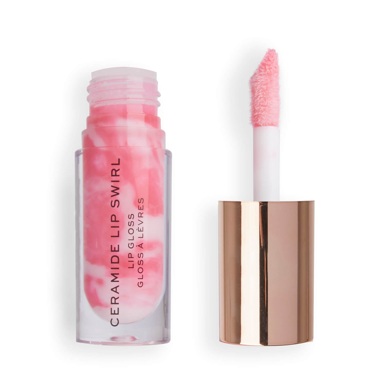 Makeup Revolution Lip Swirl Ceramide Gloss (Various Shades) – Sweet Soft Pink
