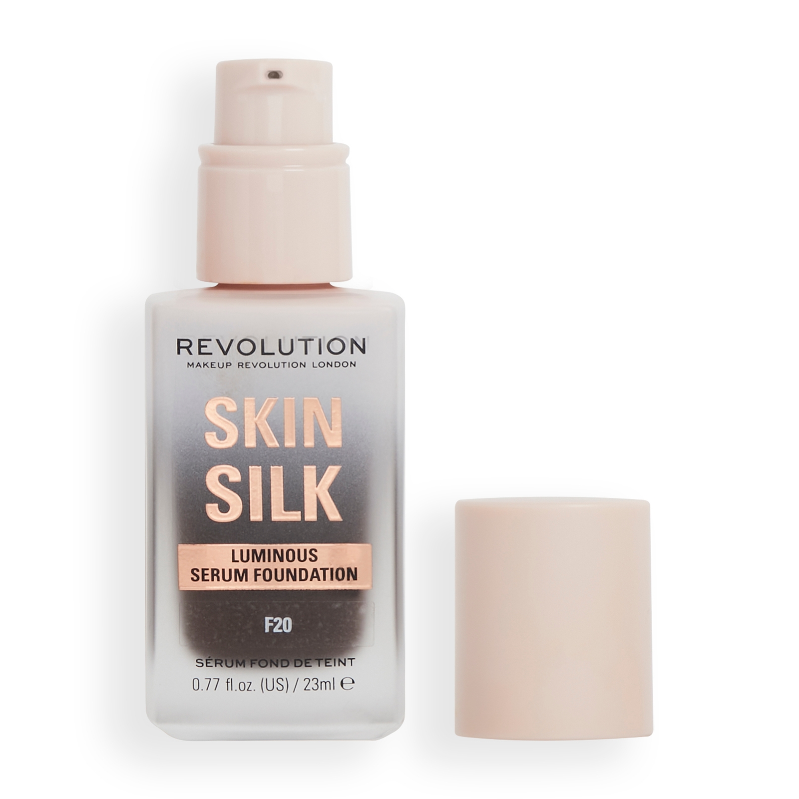 Makeup Revolution Silk Serum Foundation 23ml (Various Shades) – F20