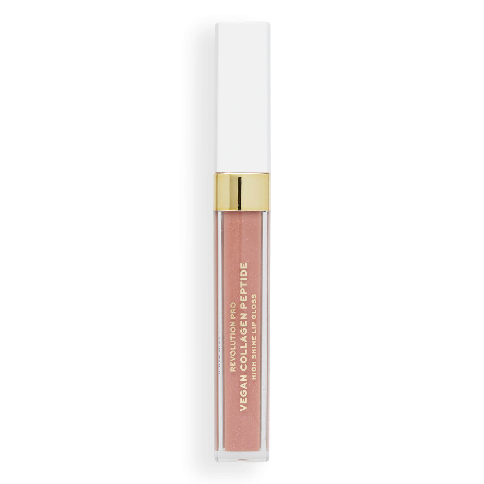 Revolution Pro Vegan Collagen Peptide High Shine Lip Gloss 4ml (Various Shades) – Cashmere