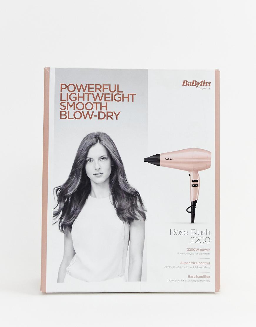 BaByliss Rose Blush Hair Dryer – UK Plug-No Colour