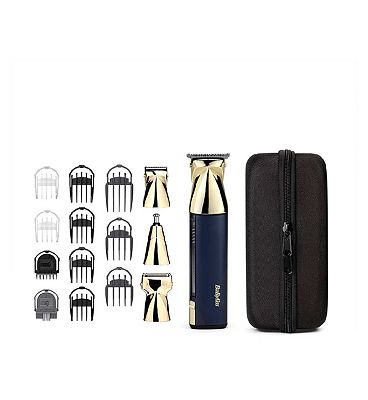 BaByliss Super-X Metal 15 In 1 Multi-Trimmer – Gold/Navy