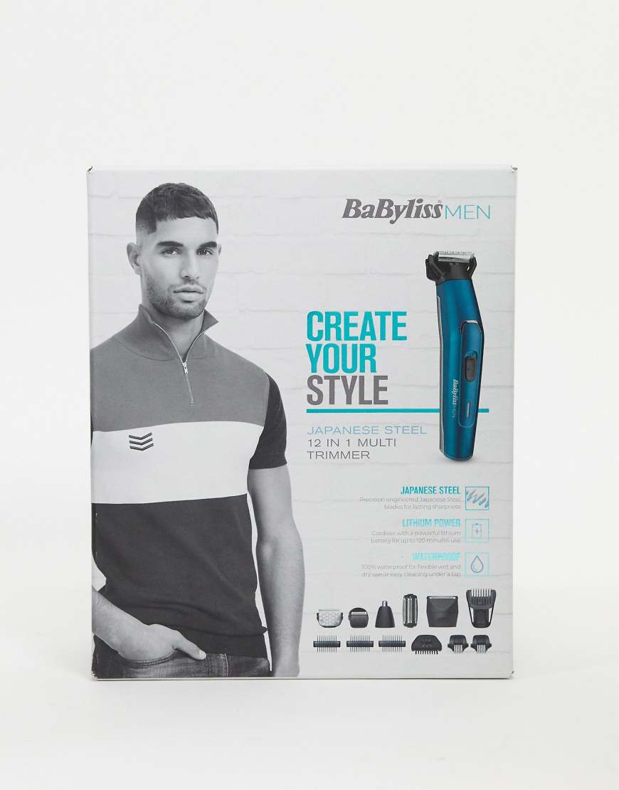 BaBylissMEN 12 In 1 Japanese Steel Multi Trimmer-No Colour